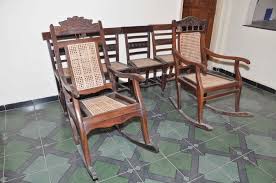 Group Of 4 Chairs And 2 Rocking Chairs Furniture Colonial Furniture Chair