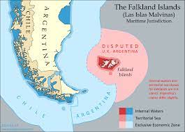 Map The Falkland Islands Disputed Seas Political Geography Now