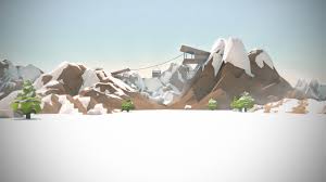Low Poly Snow Scene Low Poly Art Low Poly Conceptual Art