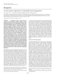 Contact savannah termite and pest control on messenger. Pdf A Total System Approach To Sustainable Pest Management