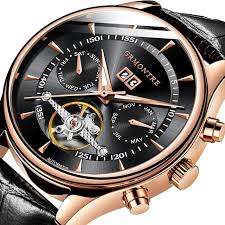 Relogio Masculino Automatic Watches For Men Mechanical Skeleton Fashion Watch Black Clock Erkek Kol Automatic Watches For Men Skeleton Fashion Watches For Men