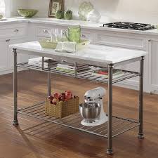 Drop leaf kitchen cart & center island storage. Shop Home Styles 52 In L X 25 In W X 36 In H Powder Coated Steel Kitchen Island At Lowes Com Orleans Kitchen Island Marble Top Kitchen Island Mahogany Kitchen