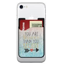 Today, we need our smartphone more than wallet for transaction. Inspirational Quotes 2 In 1 Cell Phone Credit Card Holder Screen Cleaner Youcustomizeit