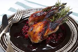 Cailles Aux Cerises Et Au Poivre De Sichuan Par Le Chef Giovanni Apollo Apollorecettes Food Food And Drink Recipes