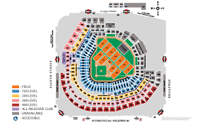 Busch Stadium Seating Chart Busch Stadium St Louis