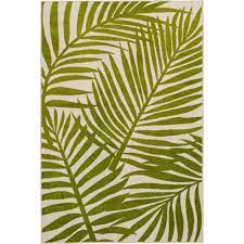 Green palm ottoman 45cm diameter. Tecopa Green And White Palm Leaf Indoor Outdoor Woven Area Rug On Sale Overstock 31424498