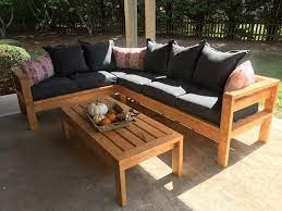 Herringbone top outdoor table featuring cherished bliss ana white. Outdoor Sectional Ana White