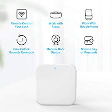 It's easier to do than you think. Wifi Gateway Bridging Hub Remote Control Smart Home Door Lock Work With Ttlock Google Home Alexa Voice Control By Luston Pricepulse