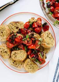 Dana S Greek Bruschetta Recipe Bruschetta Recipe Recipes Appetizer Recipes