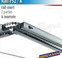 Rail moteur Hörmann - FS 2 / K - courroie - 2 parties