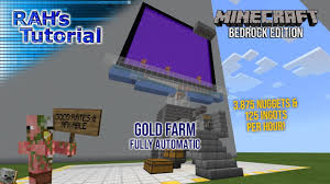 Check spelling or type a new query. Minecraft Bedrock Fully Automatic Overworld Gold Farm Tutorial 1 17 Mcpe Xbox Ps Pc Youtube