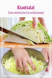 Krautsalat Das Einfache Grundrezept Lecker Rezepte Krautsalat Rezepte Lecker