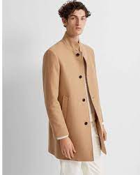 Men s duffle coats original monty pea coat discover the gloverall menswear range for our bestselling outerwear styles and favorite heritage. Mens Funnel Neck Wool Coat Find