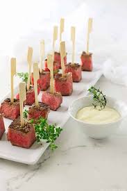 Holidays archives page 2 of 4 aunt bee s recipes; Beef Steak Bites With Fresh Horseradish Aioli Sauce Savor The Best