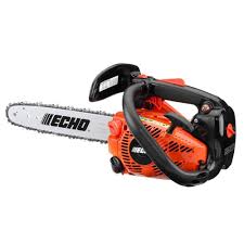 Echo 12 In 26 9 Cc Gas 2 Stroke Cycle Chainsaw With Top Handle Cs 271t 12 The Home Depot In 2020 Chainsaw Echo Gas Chainsaw