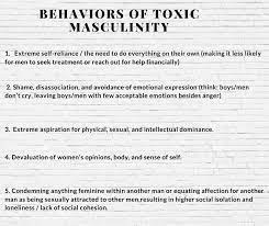 5 ways to stop toxic masculinity. How Toxic Masculinity Harms Men And Society As A Whole Focus For Health
