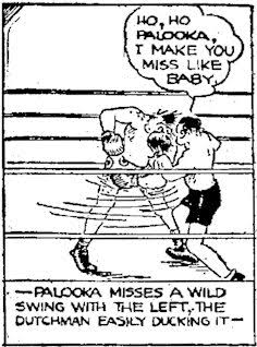 Palooka: American slang for a stupid or clumsy boxer