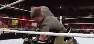 Stephen amell, 34, was finally forced to face wwe superstars stardust and king barrett on sunday night, aug. Raw Wwe Wwe Raw Gif Find On Gifer
