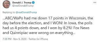 Trump Accuses Fox Of Tampering With The Election Because Its Polls Were So Inaccurate Daily Echoed