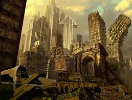 Out of all of the concept art for fallout: Fallout Bone Yard L A Concept Art By Mikeeu76 On Deviantart