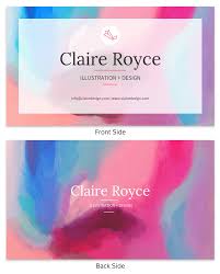 In other words, when you hand over your business card to them, you want to make sure you wow them with. Impressionist Illustrator Business Card Template