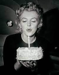 Marilyn Monroe Photo Print Poster Picture Birthday Cake Old Etsy Birthday Candle Photography Candles Photography Free Birthday Stuff