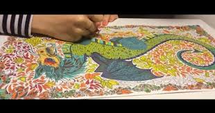 Enchanted Forest 24 Gizemli Orman By Johanna Basford Boyama Kitaplari Ormanlar Youtube
