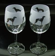 Dreadlocks, glasses, a peace sign necklace and all complete da vinci's amazing costume! Italian Greyhound Wine Glasses Comes Boxed Greyhound Dog