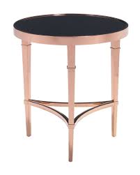 Elite Side Table Side Table Glass Side Tables Zuo Modern