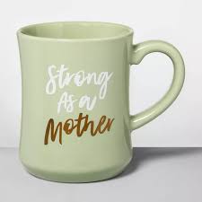 15oz Stoneware Strong Mother Diner Mug Green Opalhouse In 2021 Mugs Opalhouse Stoneware Mugs
