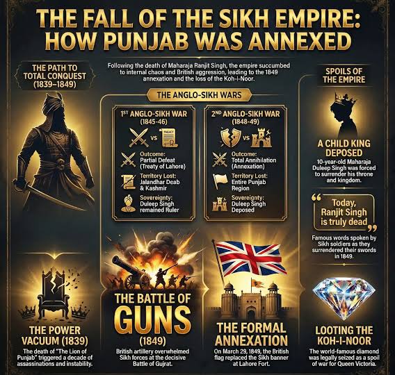 Annexation of Punjab 1849: The Fall of the Sikh Empire