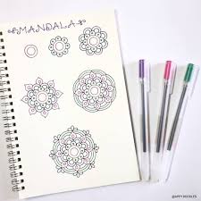 How To Draw A Mandala Step By Step Mini Mandala Doodle Tutorial Bulletjournaldoodles Doodlei Easy Mandala Drawing Mandala Design Pattern Mandala Design Art