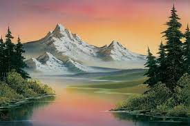 where are bob ross s paintings man of many bob ross art bob ross paintings mountain paintings