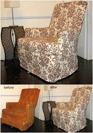 Learn how to create your own custom slipcover pattern, cut your fabric pieces, and sew your own beautiful chair slipcovers with these step by step instructions. 20 Easy To Make Diy Slipcovers That Add New Style To Old Furniture Diy Crafts