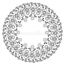 Those suggested here are of various styles and levels of difficulty, ranging from easy to complex ! Hand Drawing Indian Lace Mandala Coloring Pages For Kids And Adults Stock Vector Illustration Of Lace Flower 115968530