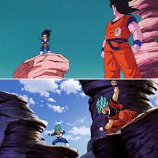 During that time, dragon ball was adapted into a tv anime series that rocketed the adventures of goku and his friends to worldwide fame. J1 Con On Twitter Did You Notice The Ending Of Dragon Ball Super Was A Nod To The First Big Fight Between Goku And Vegeta In Dragon Ball Z Dbs Dragonballsuper Dragonballz Goku