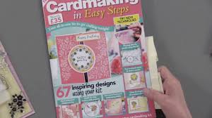 Get the best deals on card making craft books & magazines. Card Making In Easy Steps Magazine Kit 1 Youtube