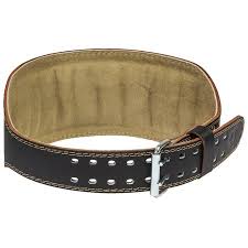 Harbinger Padded Leather Contoured Weightlifting Belt With Suede Lining And Steel Roller Buckle 6 Inch Xx Large