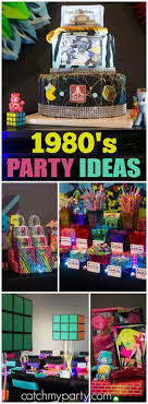 Eighties parties are a good way to celebrate the good, the bad and the ugly of the decade's pop culture. 80 S Party Birthday 30th Birthday Bash Catch My Party 80s Party Decorations 80s Birthday Party 80s Theme Party