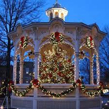 35 Magical Outdoor Winter Party Ideas A Nest With A Yard Outdoor Christmas Lights Christmas Lights Garden Christmas Light