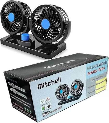 MITCHELL Double Head Vehicle Fan