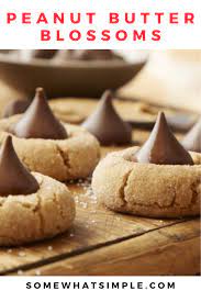 Peanut Butter Blossoms Recipe Delicious Holiday Recipes Cookie Recipes Peanut Butter Blossoms Recipe
