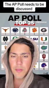 College Football 2025 AP Poll Released and Analyzed