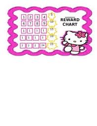 Hello Kitty Reward Stamp Chart By Jessie E Teachers Pay