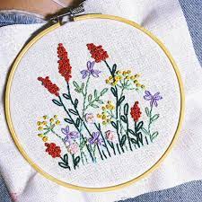 October 2, 2018 categories hand embroidery designs. Hand Embroidery Wildflowers Pdf Pattern Diy Floral Hoop Art Etsy Floral Embroidery Patterns Embroidery Patterns Hand Embroidery