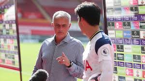 Жозе́ ма́риу душ са́нтуш моури́нью фе́лиш (порт. Jose Mourinho Interrupts Son Heung Min Interview To Say Harry Kane Should Be Motm Bbc Sport