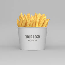 French Fries Packaging Mockup In 2020 Fries Packaging French Fries Packaging Mockup