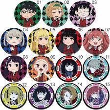 Anime Kakegurui Compulsive Gambler Yumeko Jabami Suzui Ryota Sumeragi Itsuki Nishinotoin Yuriko Cosplay Lencana Bros Aliexpress There are 503 yumeko kakegurui for sale on etsy, and they cost $16.80. anime kakegurui compulsive gambler