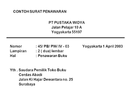 Dari beberapa contoh surat penawaran jasa di bawah ini, dapat disimpulkan bahwa surat penawaran dengan demikian, barang atau jasa yang ditawarkan juga akan meningkat angka penjualan atau peminatnya. Contoh Surat Resmi Niaga Penawaran Barang Download Contoh Lengkap Gratis