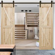 Bracket hardware used on a custom saloon door i crafted. Buy 2 44m Antique Style Double Sliding Barn Door Hardware Track Roller Kit Grays Australia